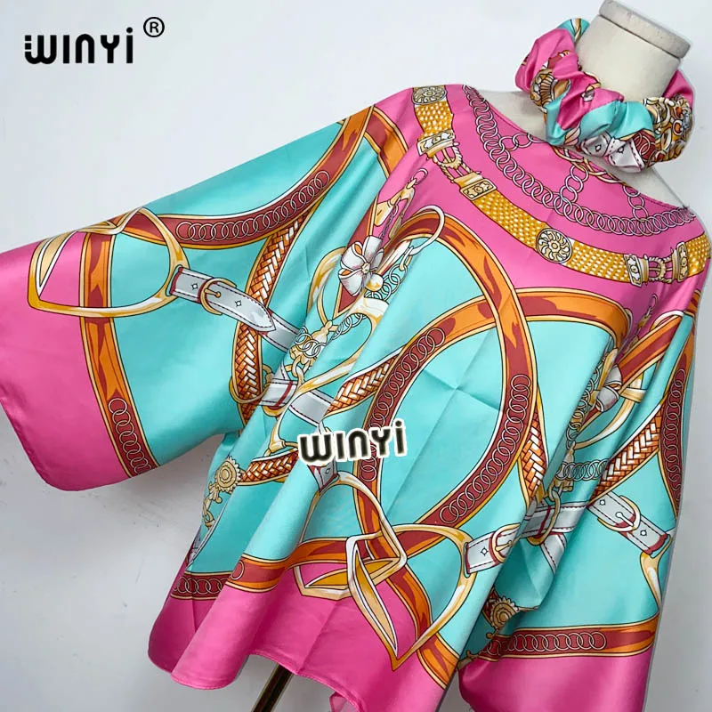 Elegant Printed Summer Boho Clothing For Women with Headband Dashiki African Lady Blouse европейская одежда For Women - Image 3