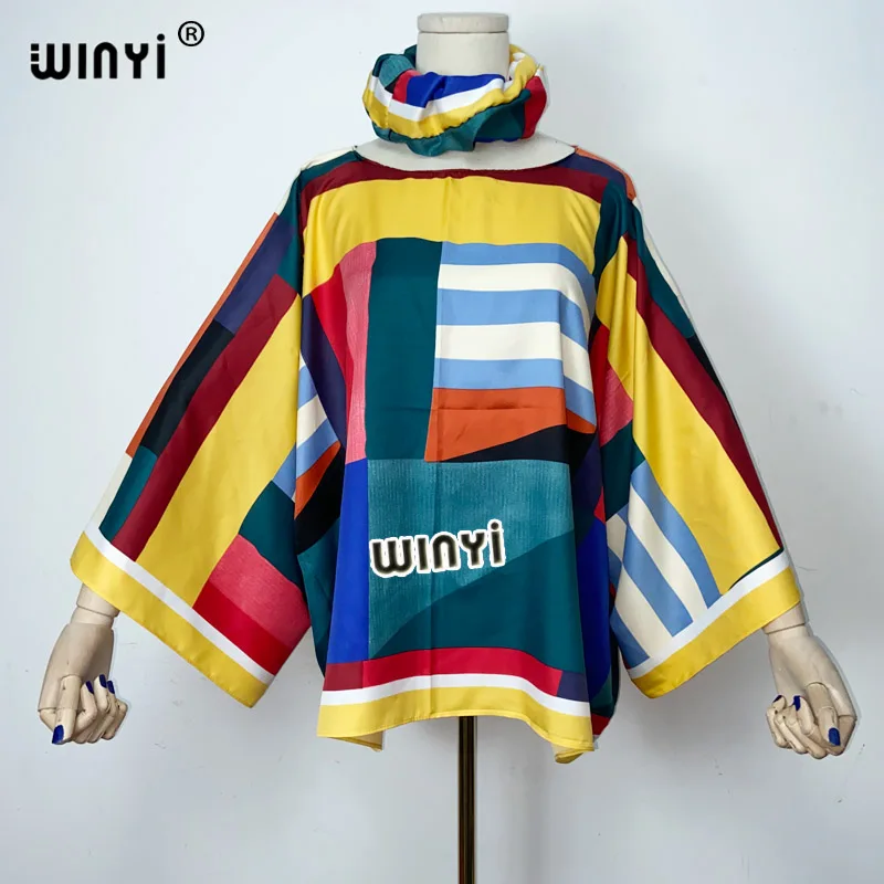 Elegant Printed Summer Boho Clothing For Women with Headband Dashiki African Lady Blouse европейская одежда For Women - Image 6