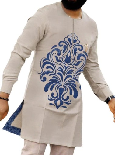 2024 New African Traditional Men's Set Casual Slim Fit Men's Suit Fashion Travel Men's Set Kaunda Style Men's Two Piece Set