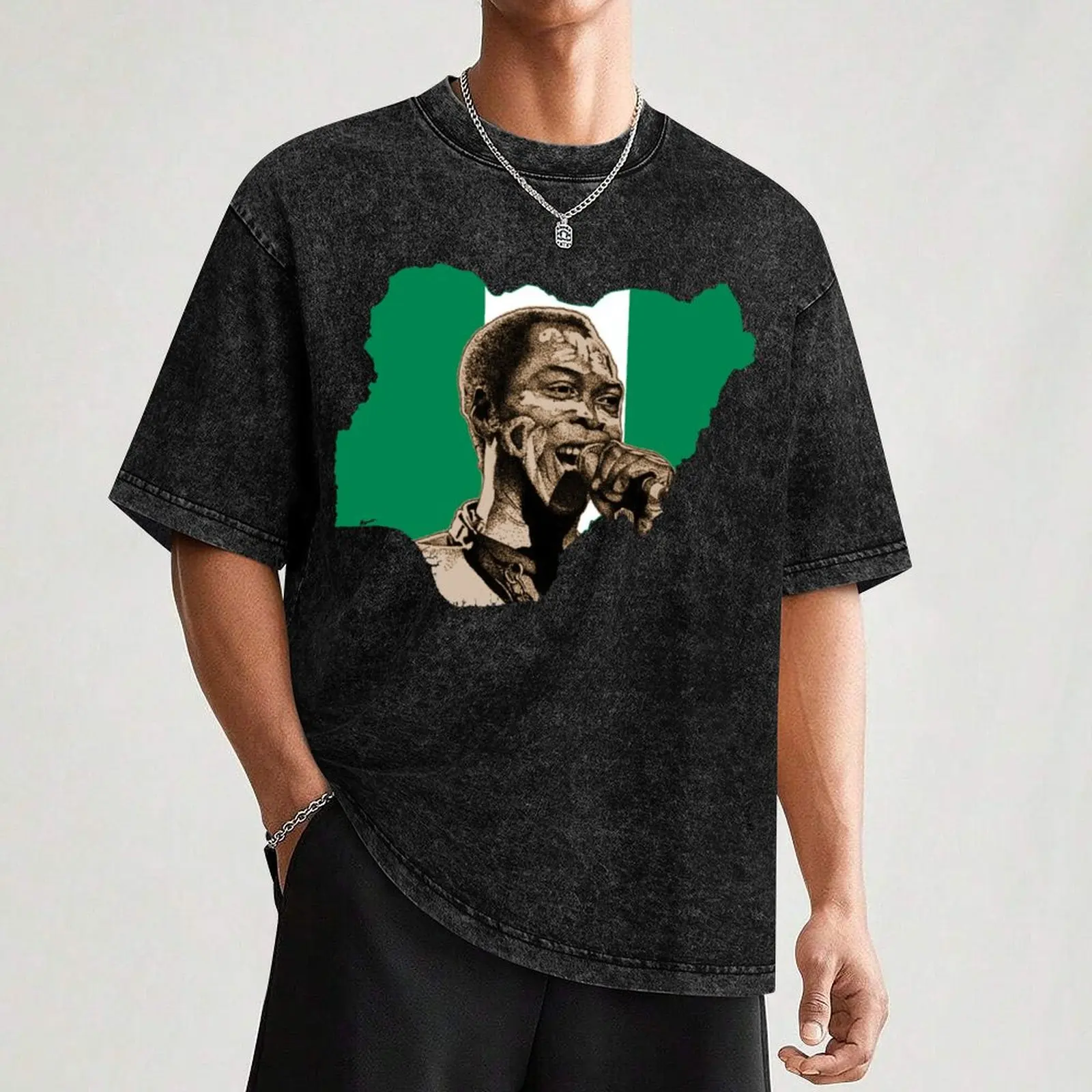Afro Beat Fela Kuti Inspired Original Design T-Shirt oversize t-shirts man new edition topping anime stuff men t shirts - Image 3
