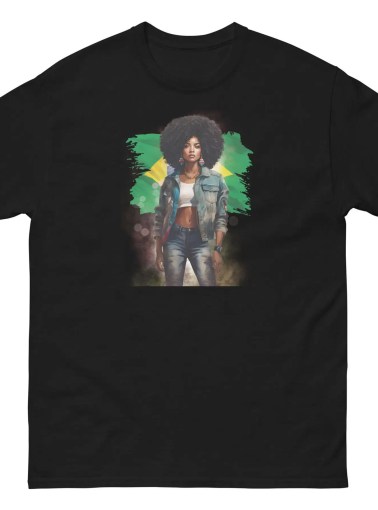 Afro Brazilian Black Quilombo Brazil Flag South America Unisex Classic Tee