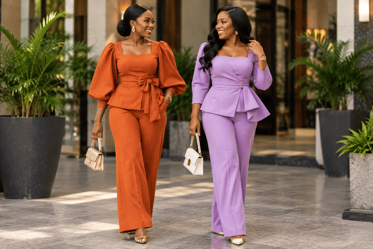 Ankara Two-Piece Sets in Nigeria: How to Style One Outfit in Different Ways